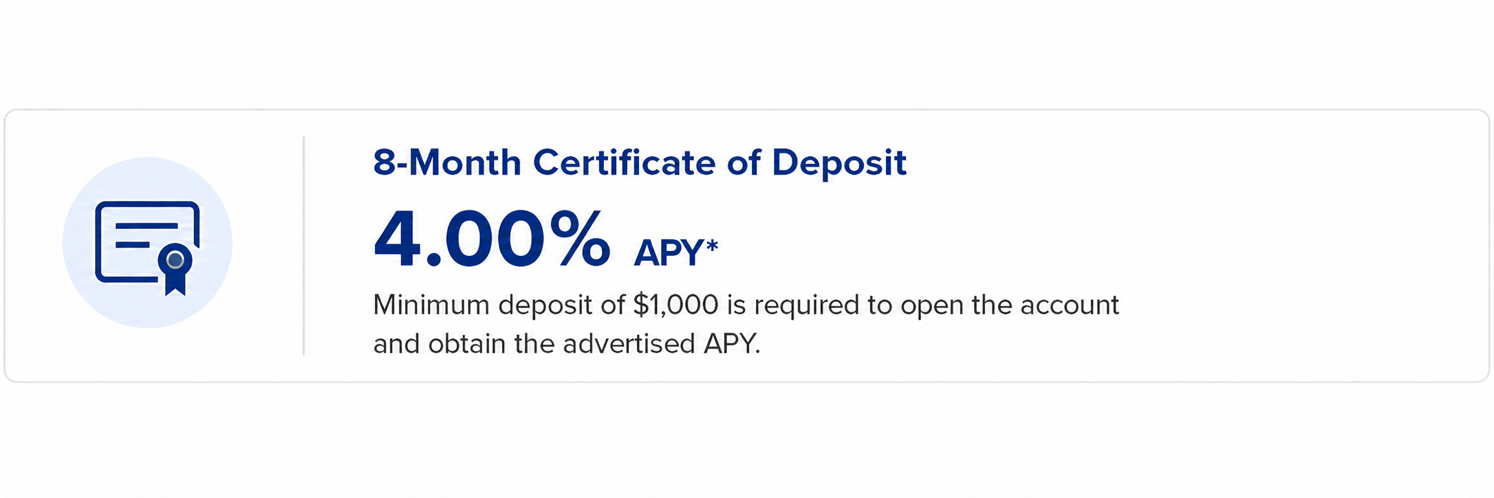 Touchmark National Bank certificate of deposit special rates